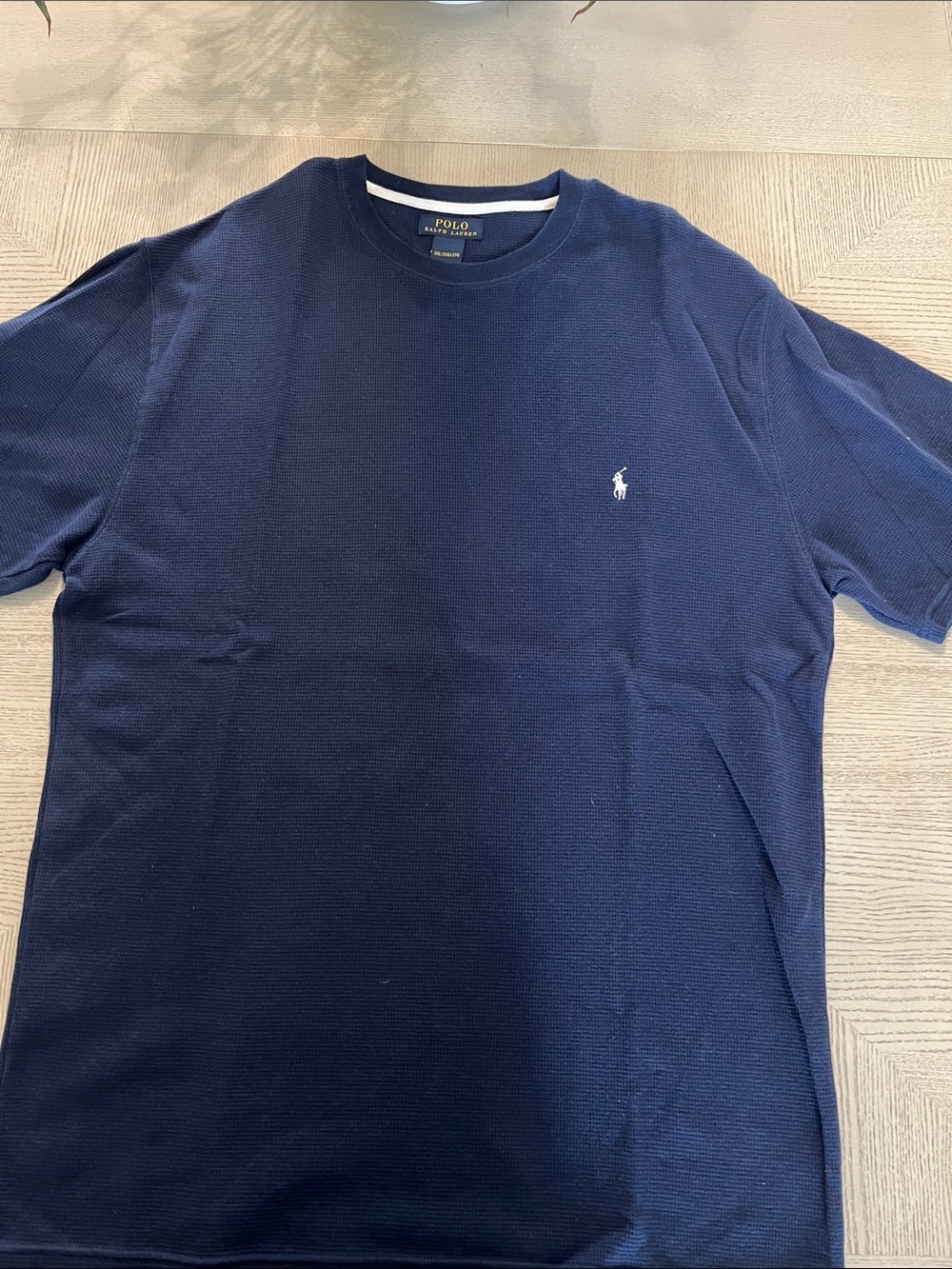 Polo by Ralph Lauren Navy Short-Sleeve Crew Tee with White Pony